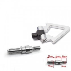 Hak zaczep holowniczy srebrny