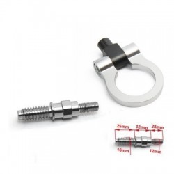 Hak zaczep holowniczy srebrny