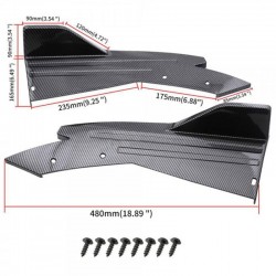 Dokładki tylnego zderzaka uniwersalne