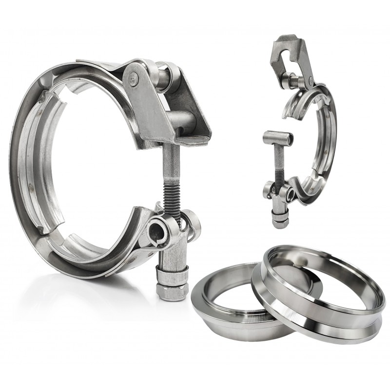 V-Band 1.5" 38mm HEAVY DUTY z flanszą centrującą