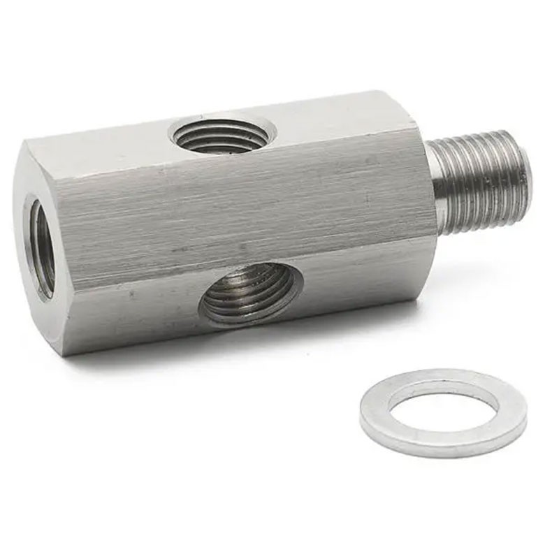 Adapter czujnika ciśnienia/ temperatury oleju M10x1.0 - 1/8" NPT