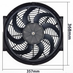 Wentylator płaski 14" 35cm ssący