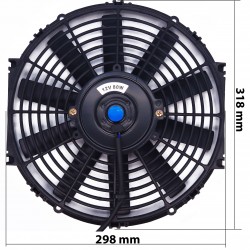 Wentylator płaski 12" 30cm tłoczący