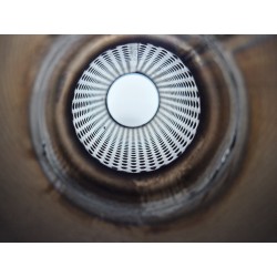 Tłumik końcowy 2" 51mm niebieska końcówka