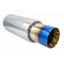 Tłumik końcowy ze stali nierdzewnej 2.5/4" (63/102mm) śr.127mm dł.457