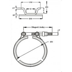 V-Clamp obejma wydechu 4" 102mm