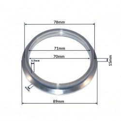 V-Band 2,75" 70mm z flanszą centrującą-2