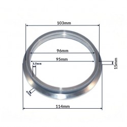 V-Band 3.75" 95mm z flanszą centrującą-2