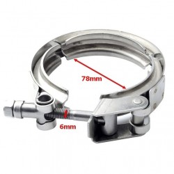 V-Clamp quick obejma wydechu 2.5" 63mm