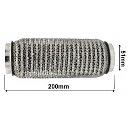 Łącznik elastyczny wydechu wzmocniony 51mm 8" 203mm