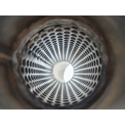 Tłumik końcowy krótki ze stali nierdzewnej 2"/2" (51/51mm) śr.102mm dł. 280mm