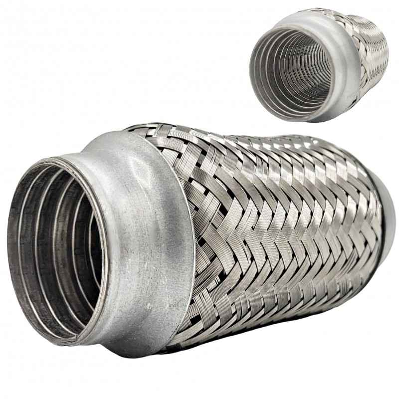 Łącznik elastyczny wydechu wzmocniony 51mm x 153mm