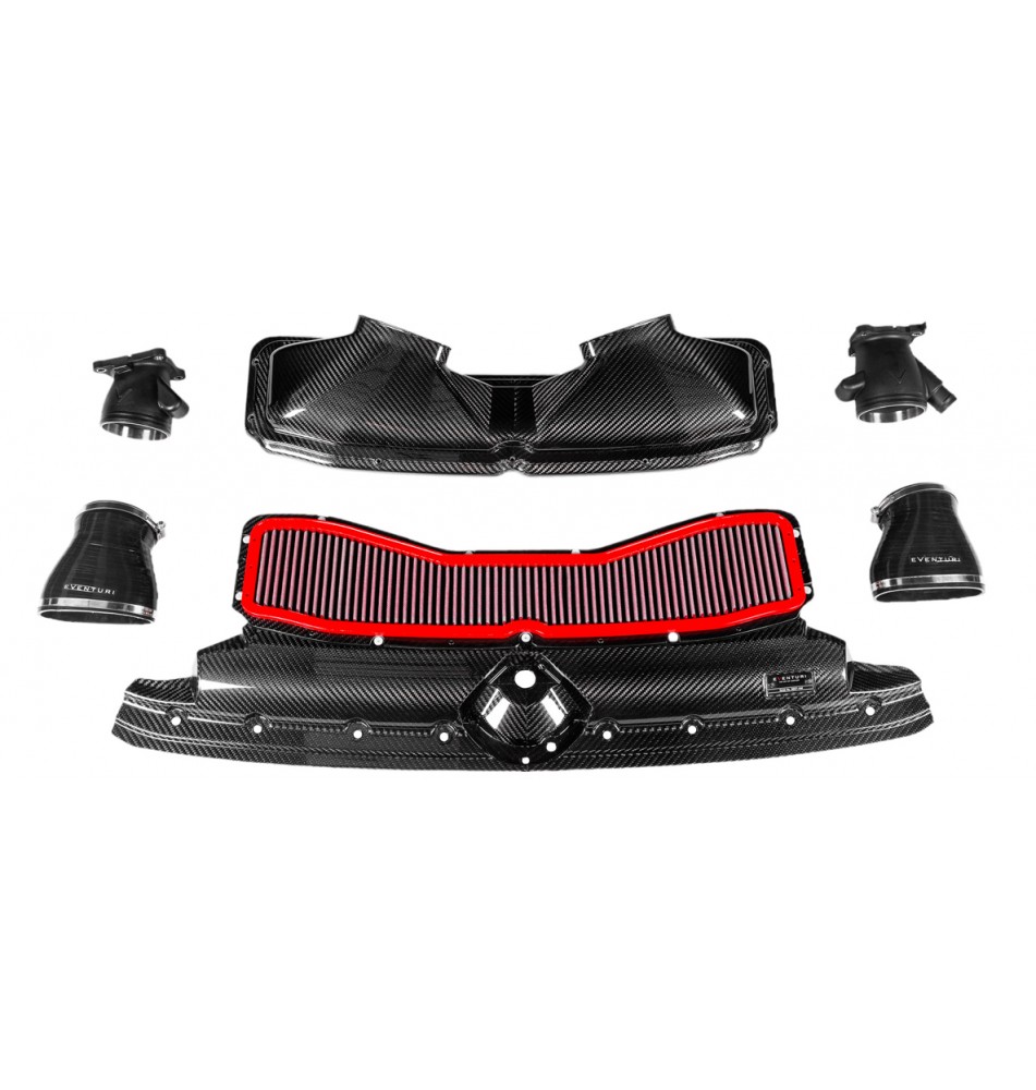 Audi C8 RS6 RS7 Black Carbon intake Gloss