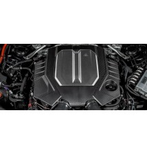 Audi C8 RS6 RS7 Black Carbon Engine Cover Matte