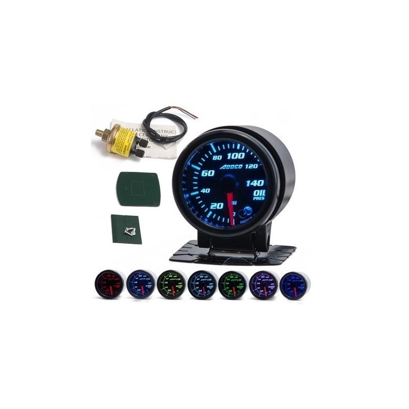 Zegar ADDCO 52mm - Ciśnienie oleju