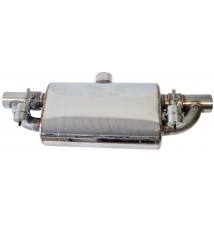 Tłumik sportowy z przepustnicą ze stali nierdzewnej 2.5" 63mm