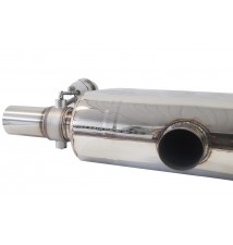 Tłumik sportowy z przepustnicą ze stali nierdzewnej 2.5" 63mm