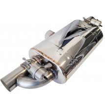 Tłumik sportowy z przepustnicą ze stali nierdzewnej 2.5" 63mm