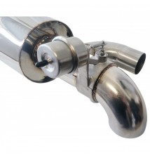 Tłumik sportowy z przepustnicą i sterownikiem 3" 76mm