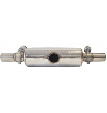 Tłumik sportowy z przepustnicą ze stali nierdzewnej 2.5" 63mm