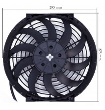Wentylator płaski 10" 25cm tłoczący