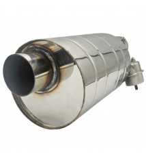 Tłumik sportowy z przepustnicą 2.5" 63mm + sterownik i pilot