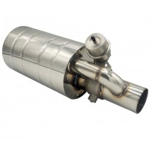 Tłumik sportowy z przepustnicą 2.5" 63mm + sterownik i pilot