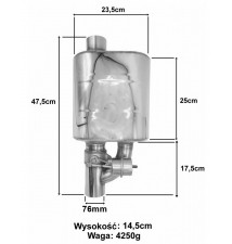 Tłumiki sportowe z przepustnicą ze stali nierdzewnej 3" 76mm
