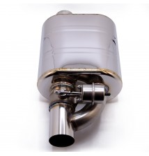 Tłumiki sportowe z przepustnicą ze stali nierdzewnej 3" 76mm