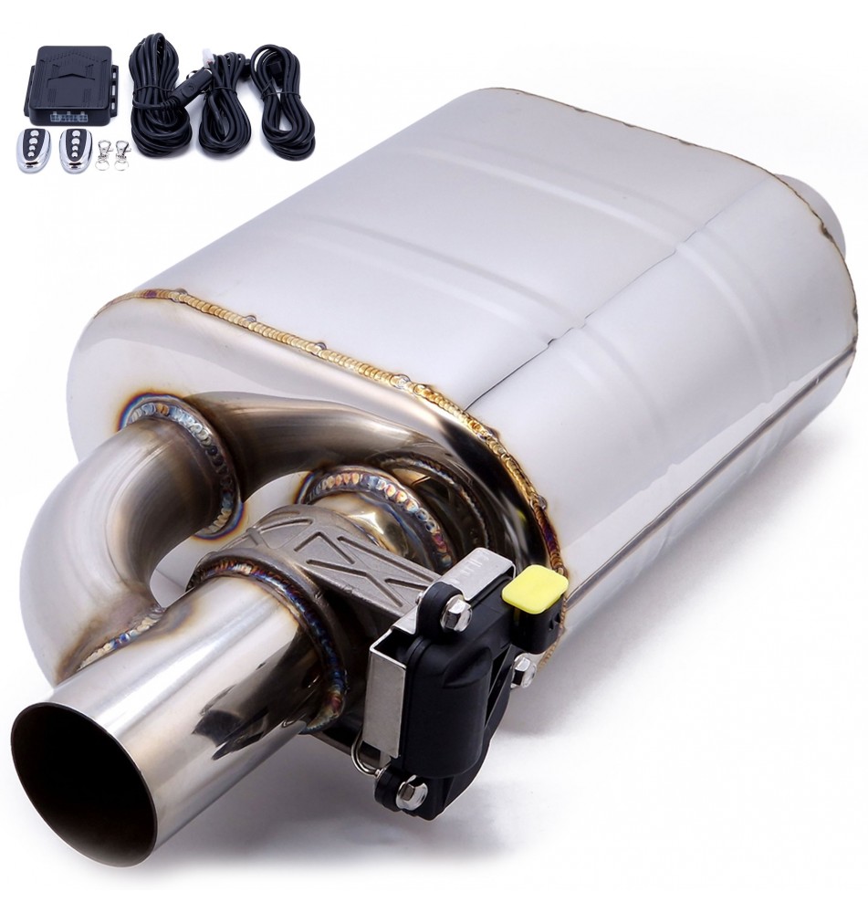 Tłumik sportowy z przepustnicą 2.5" 63mm