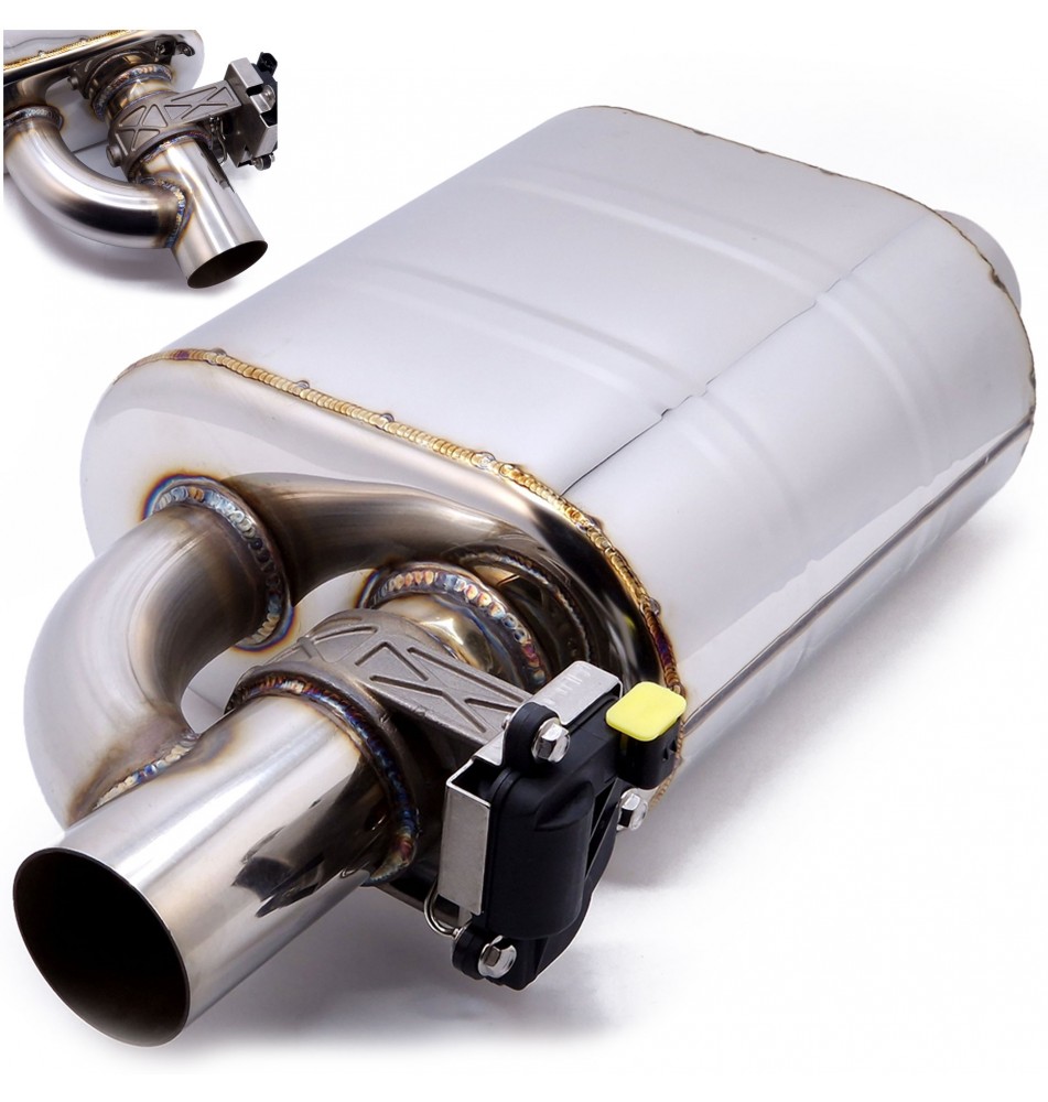 Tłumik sportowy z przepustnicą 2.5" 63mm