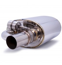 Tłumik sportowy z przepustnicą ze stali nierdzewnej 2.5" 63mm