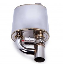 Tłumik sportowy z przepustnicą ze stali nierdzewnej 2.5" 63mm