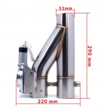 Przepustnica Wydechu DUAL EVOLVE 2" 51mm Pilot