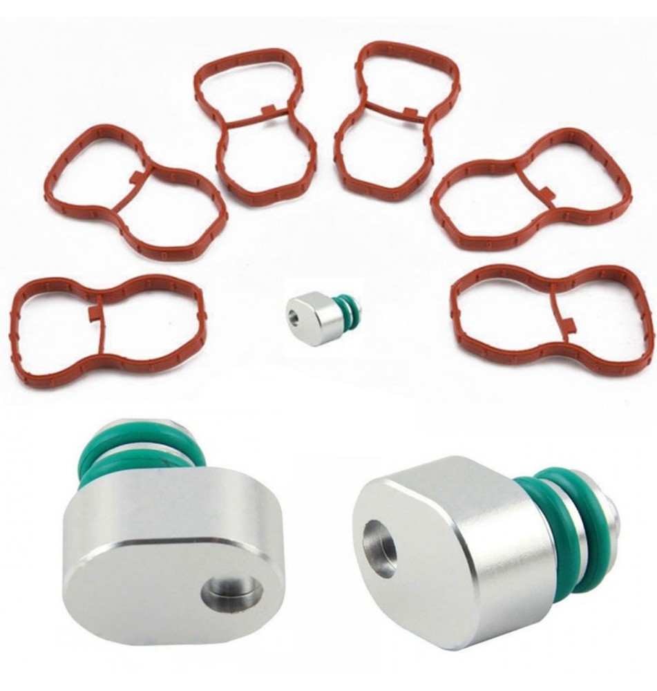 Aluminiowa zaślepka klap wirowych BMW N57 N57S