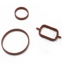 Aluminiowe zaślepki klap wirowych BMW M57 32mm + uszczelki