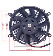 Wentylator uniwersalny chłodnicy 8" 20cm tłoczący