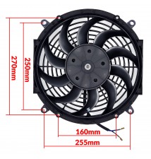 Wentylator płaski 12" 31cm tłoczący