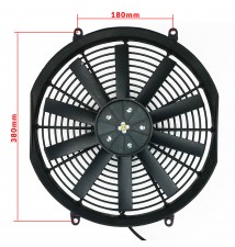 Wentylator płaski 14" 35cm ssący