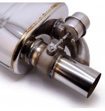 Tłumiki sportowe z przepustnicą pneumatyczną 2.5" 63mm