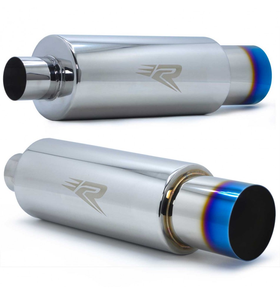 Tłumik końcowy RACINGART 63 mm z końcówką 102 mm