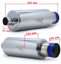 Tłumik końcowy RACINGART 57mm regulowany  DB-KILLER