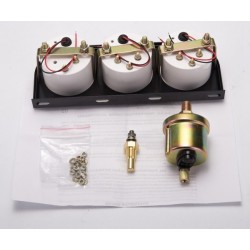 Zegar 52mm 3in1 Volt +oil temp +Oil Pressure