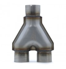 Y-PIPE 3" 76mm trójnik wydechu