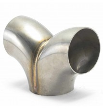 TRÓJNIK WYDECHU T-PIPE 51MM NIERDZEWNY