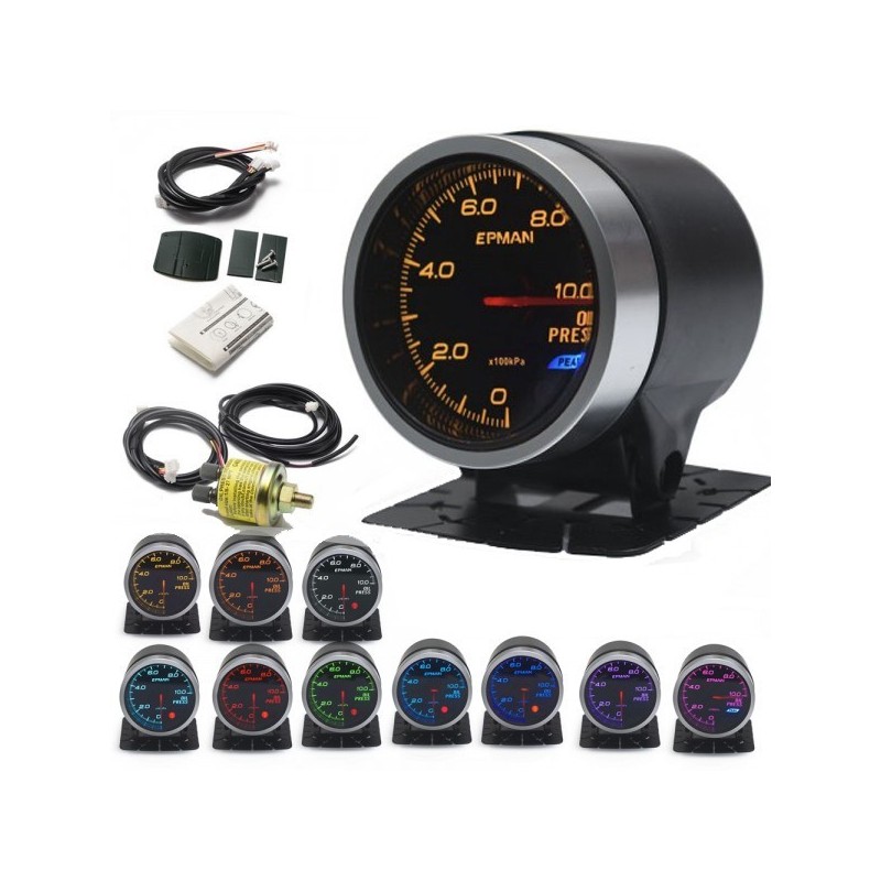 Zegar EPMAN OIL PRESS 52mm