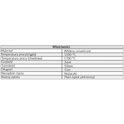 Bandaż termo. CERAMIC THERMAFLECT 2mm 15m