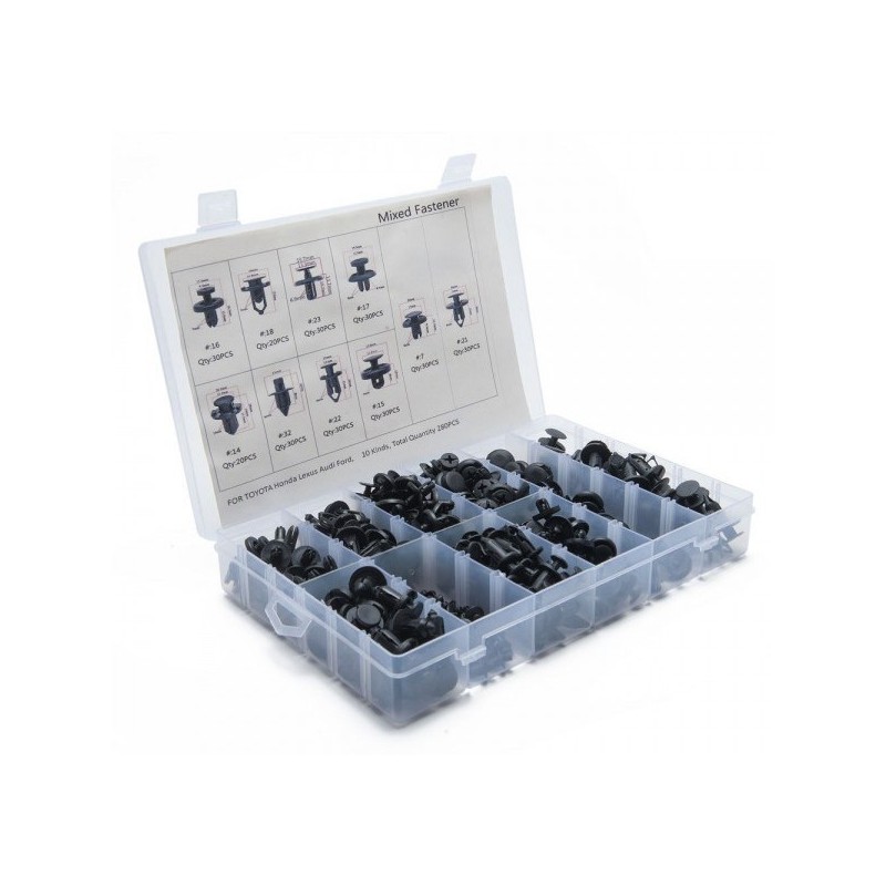 Zestaw spinek 280szt