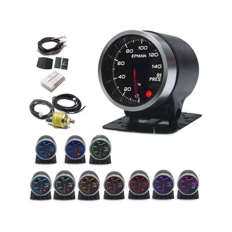 Zegar EPMAN OIL PRESS PSI 52mm