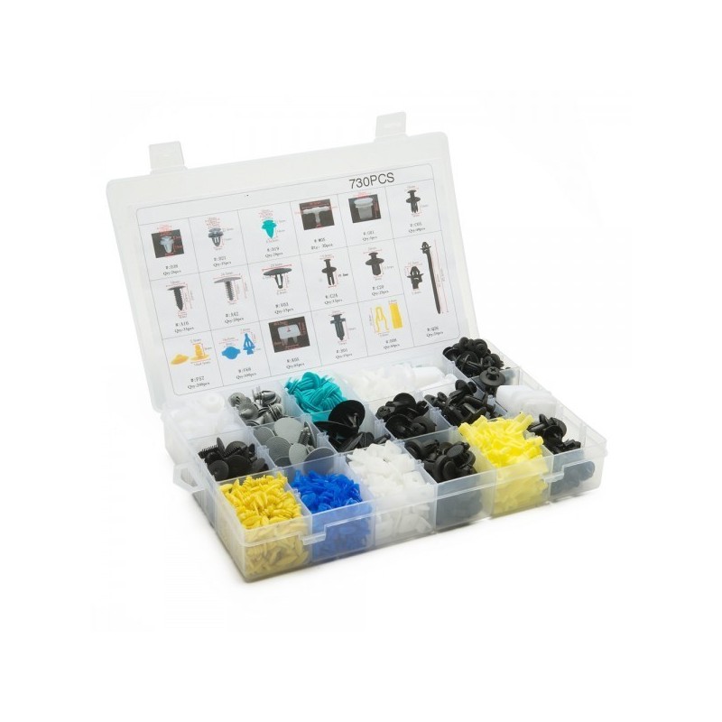 Zestaw spinek 730szt